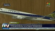 Brasil: Embraer espera aumentar su venta de aviones a EE.UU.