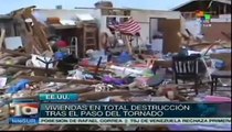 Viviendas totalmente destruidas tras el paso del tornado en Moore