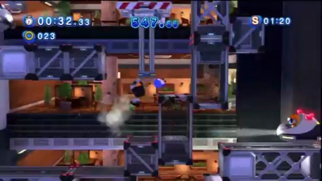 Sonic Generations - Speed Highway Acte 1 - Défi 4 : Refus d'obtempérer