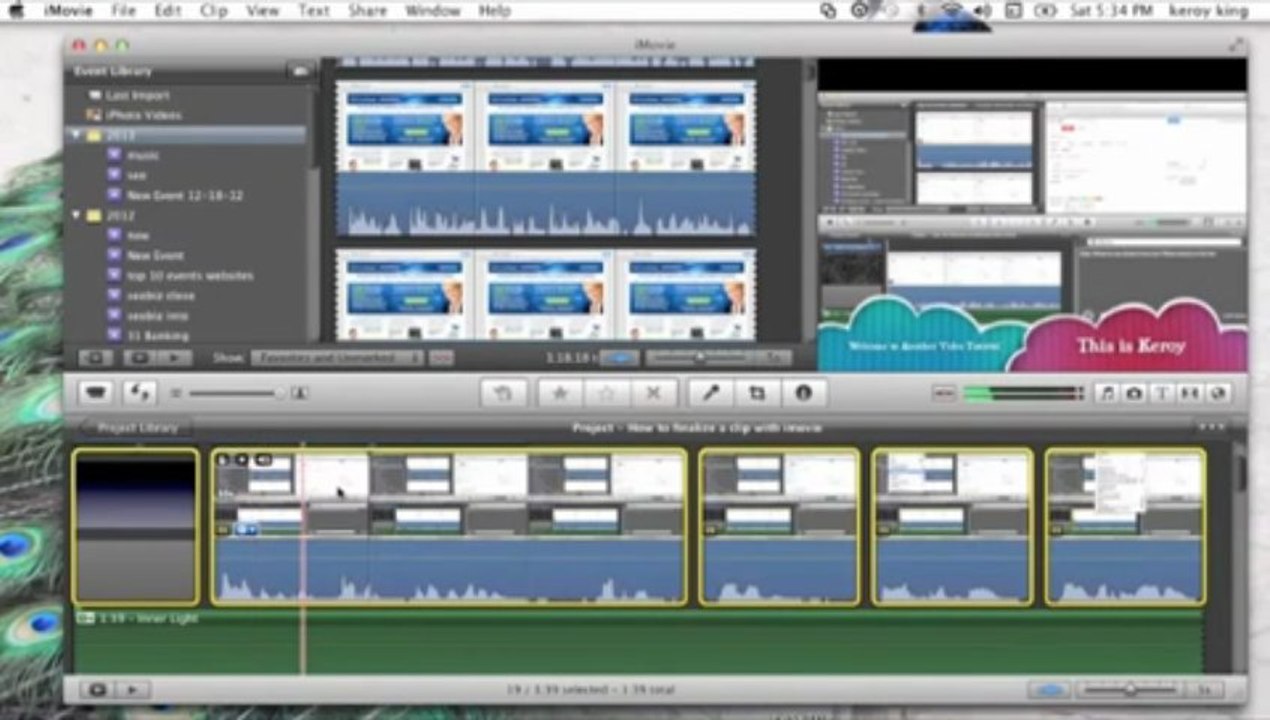 How To Fit, Resize Video Clip To Screen in iMovie SEO Biz Group