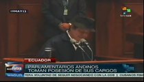Parlamentarios Andinos tomaron posesión en Asamblea ecuatoriana