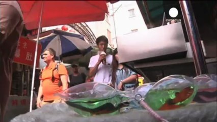 China: live turtles in bags sold as key rings