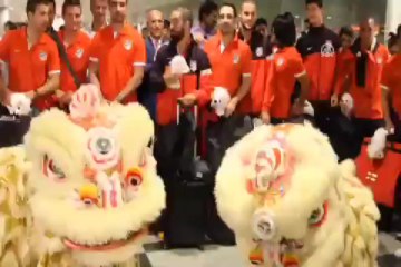 Atletico Madrid'e coşkulu karşılama