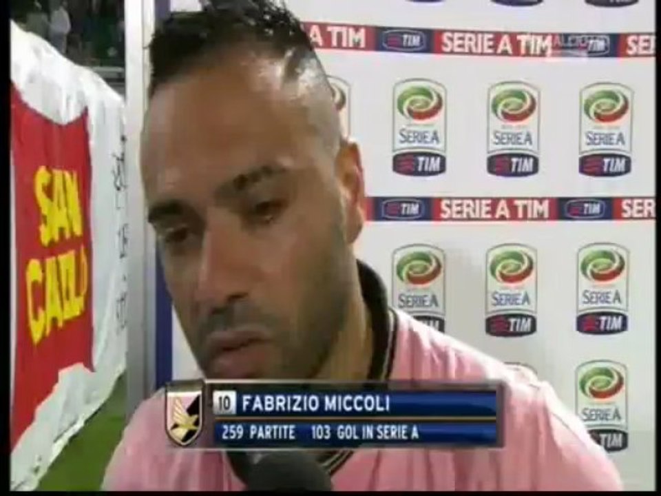 Il saluto di Fabrizio Miccoli -19/05/13