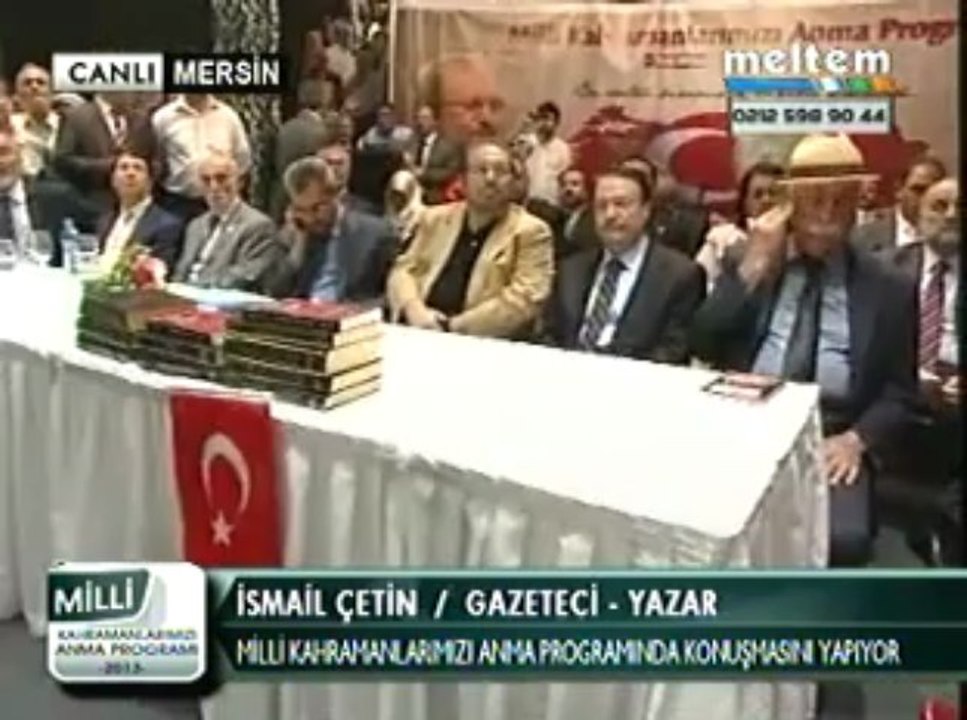 Meltem Tv İsmail Çetin Mersin Konferansı 18,05,2013