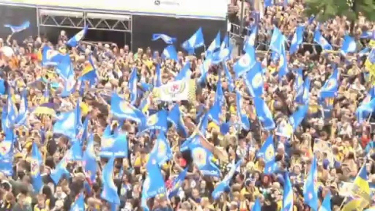 Blau-gelbe Glückseligkeit in Braunschweig