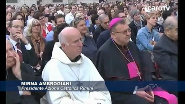 Icaro Tv. 1700 riminesi da Papa Francesco