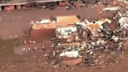 Tornado carves path of destruction in Oklahoma City suburb