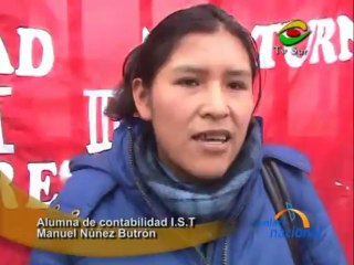 Juliaca Estudiantes de Instituto Tecnologico toman local y exigen cambio de docentes