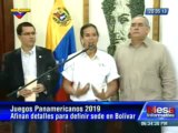 (Vídeo) Vicepresidente Arreaza anuncia Comité Promotor de Candidatura Cdad. Bolívar a Panamericanos2019