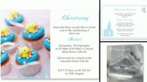 Personalised Christening Invitations