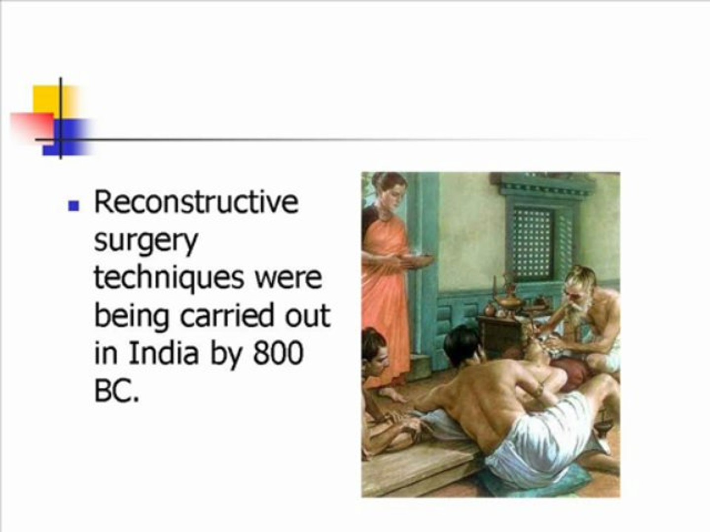 History of Cosmetic Surgery or Plastic Surgery