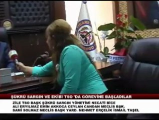 ŞÜKRÜ SARGIN VE EKİBİ TSO DAKİ GÖREVİNE BAŞLADI