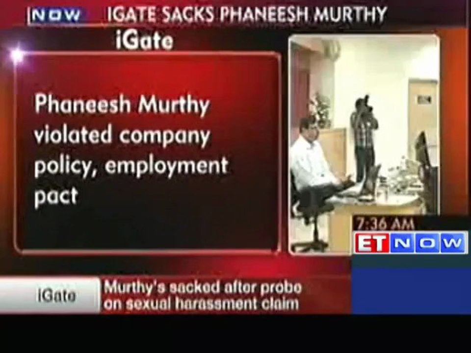 iGate Sacks Phaneesh Murthy on Sexual Harassment Charge 
