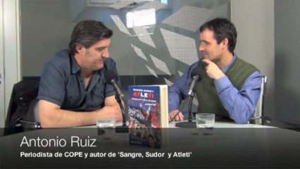 Antonio Ruiz, autor de 'Sangre, sudor y Atleti'. 20-5-2013