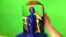 Jennifer Lawrence Gets Naked and Painted Blue as X-Men's Mystique