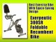 Best Exercise Bike Reviews : Exerpeutic 300SR Foldable Recumbent Bike