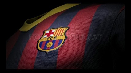 Les nouveaux maillots du Barça (2013-2014)