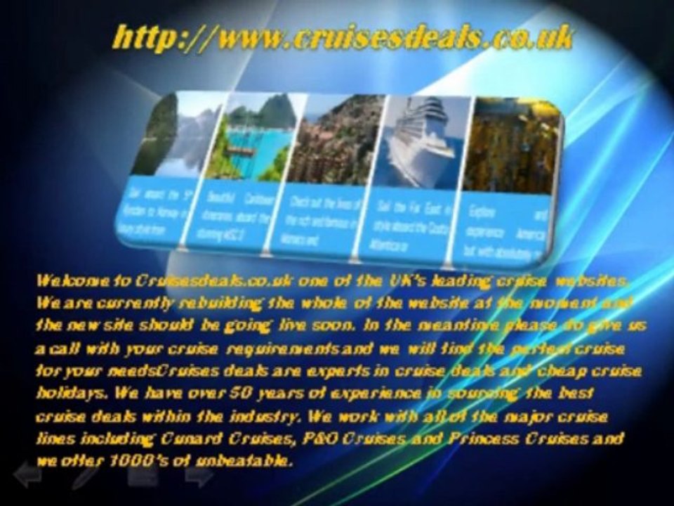 Cruises Deals