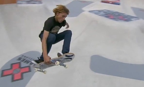 Curran Caples puts on a show in Skateboard Park - X-Games Barcelona