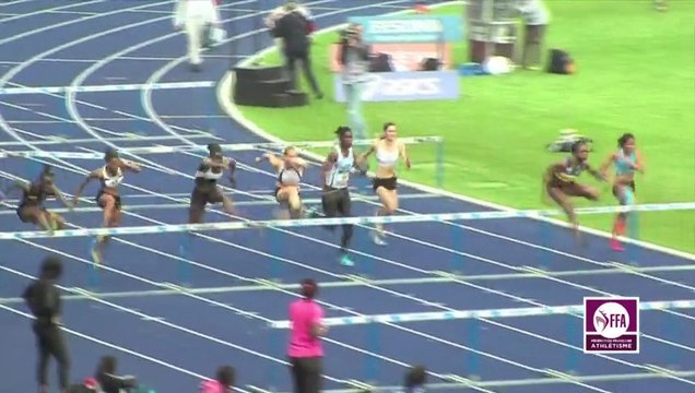 Finale 100m haies Interclubs Villeneuve d'Ascq 2013