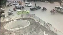 Chinese Mega scooter FAIL / Фэйл китайца на скутере