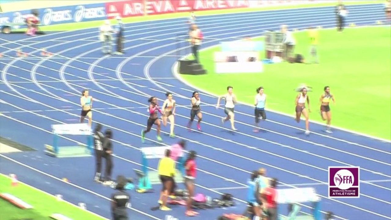 Finale 100m F Interclubs Villeneuve d'Ascq 2013