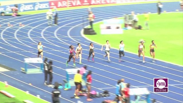 Finale 100m F Interclubs Villeneuve d'Ascq 2013