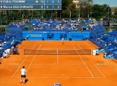 Fognini vs Cecchinato - ATP Nizza 2013 - 1° Turno - Livetennis.it