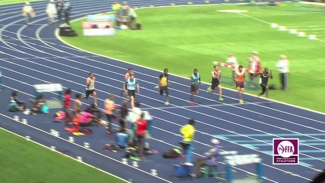 Finale 100m M Interclubs Villeneuve d'Ascq 2013