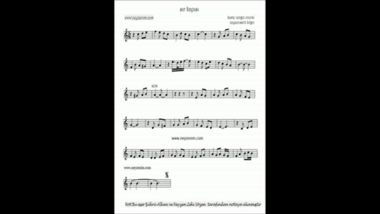 SIR KAPISI (NEY) MÜZİĞİ