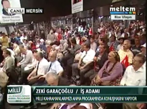Meltem Tv Zeki Garaçoğlu Mersin Konferansı 18,05,2013