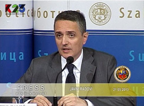 K23TV - Press iz prve ruke - Javni radovi, Subotica - 21. maj 2013.