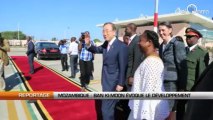 Mozambique : Ban Ki-Moon évoque le développement