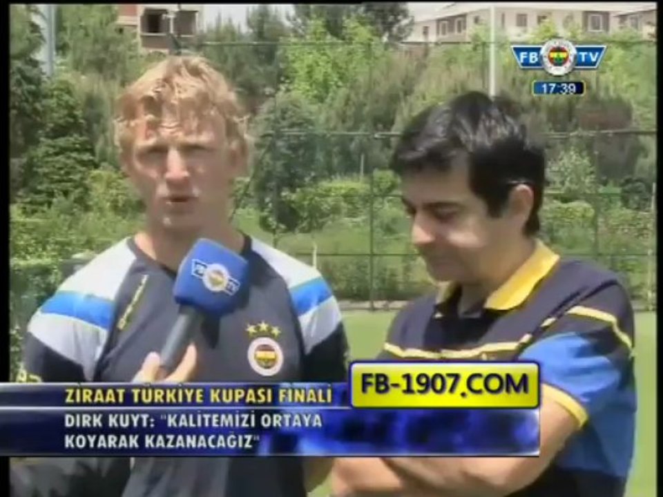 Dirk Kuyt: "Kupayı kazanarak kalitemizi ortaya koyacağız" FB TV
