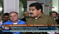 Presidente Maduro se reúne con canciller portugués en Caracas