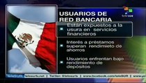 Bancos mexicanos cobran estratosféricas tasas de interés