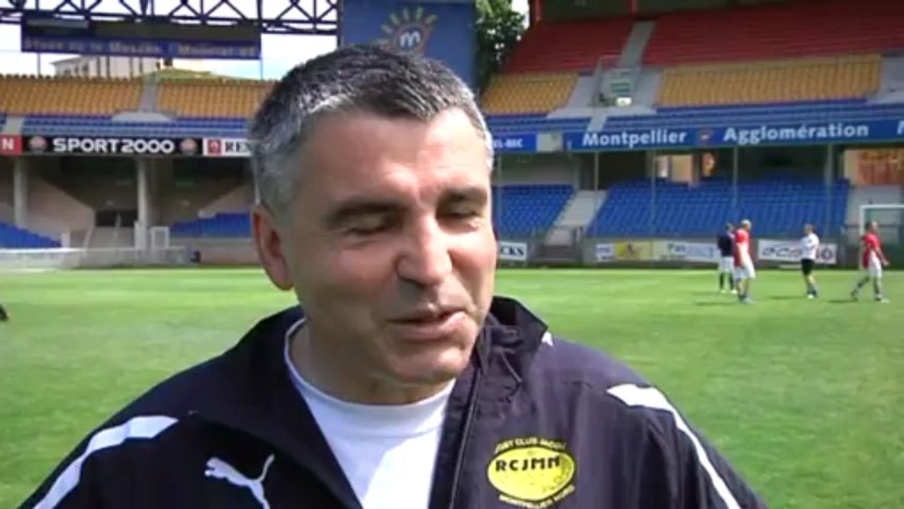 Football : match amical entre la Bac et les pompiers au Stade de la Mosson