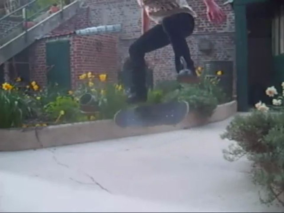 caballerial flip,flip front,heel back