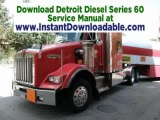 1996 Detroit Diesel Series 60 DDEC III 12.7L Diesel Engine Running- Download Serice Manual
