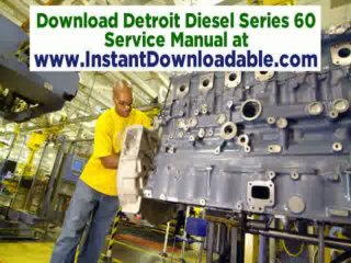 1999 Detroit Diesel Series 60 12.7L Engine Running- Download Serice Manual