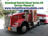 Detroit Diesel Series 60 001- Download Serice Manual