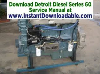 DETROIT DIESEL SERIES-60 Engine on an MCI J4500