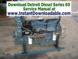 Used Detroit Diesel Series 60 DDEC 3 12.7L- Download Serice Manual