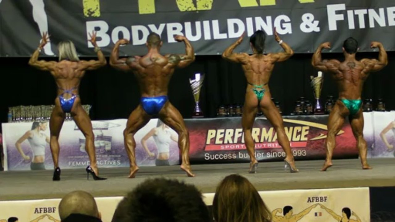 comparaison des  deux plus beaux couples IFBB Gravelines 2013