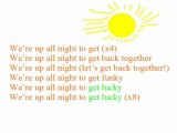 Daft Punk - Get Lucky ft. Pharrell Williams (only Lyrics)