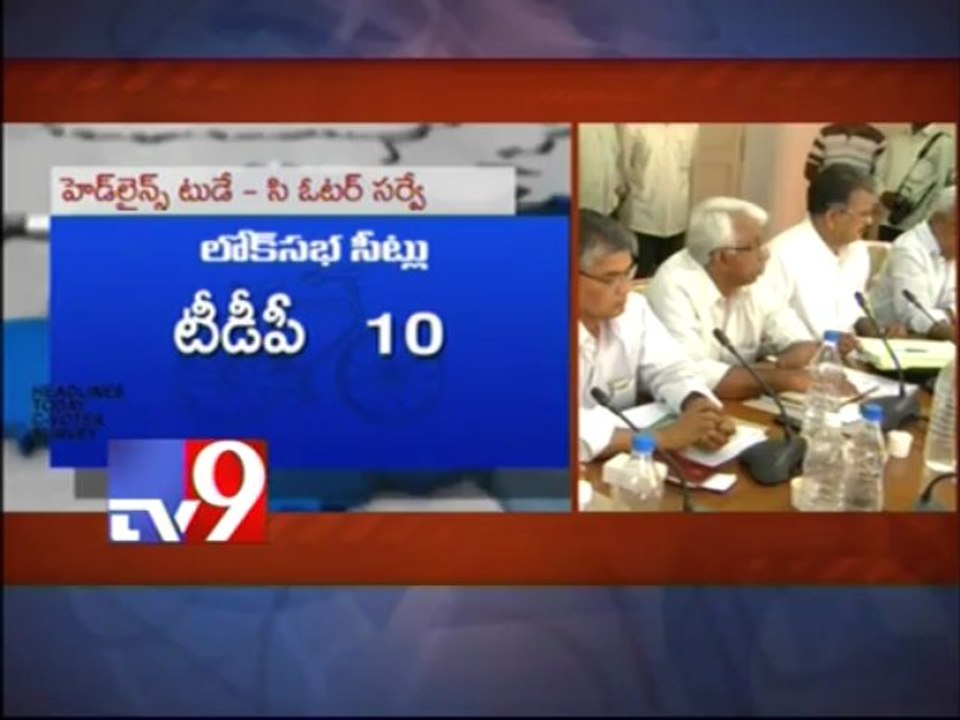 TRS Vinod on Headlines Today C-Voter pre-poll survey