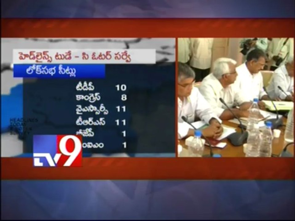 TDP Kambhampati on Headlines Today C-Voter pre-poll survey