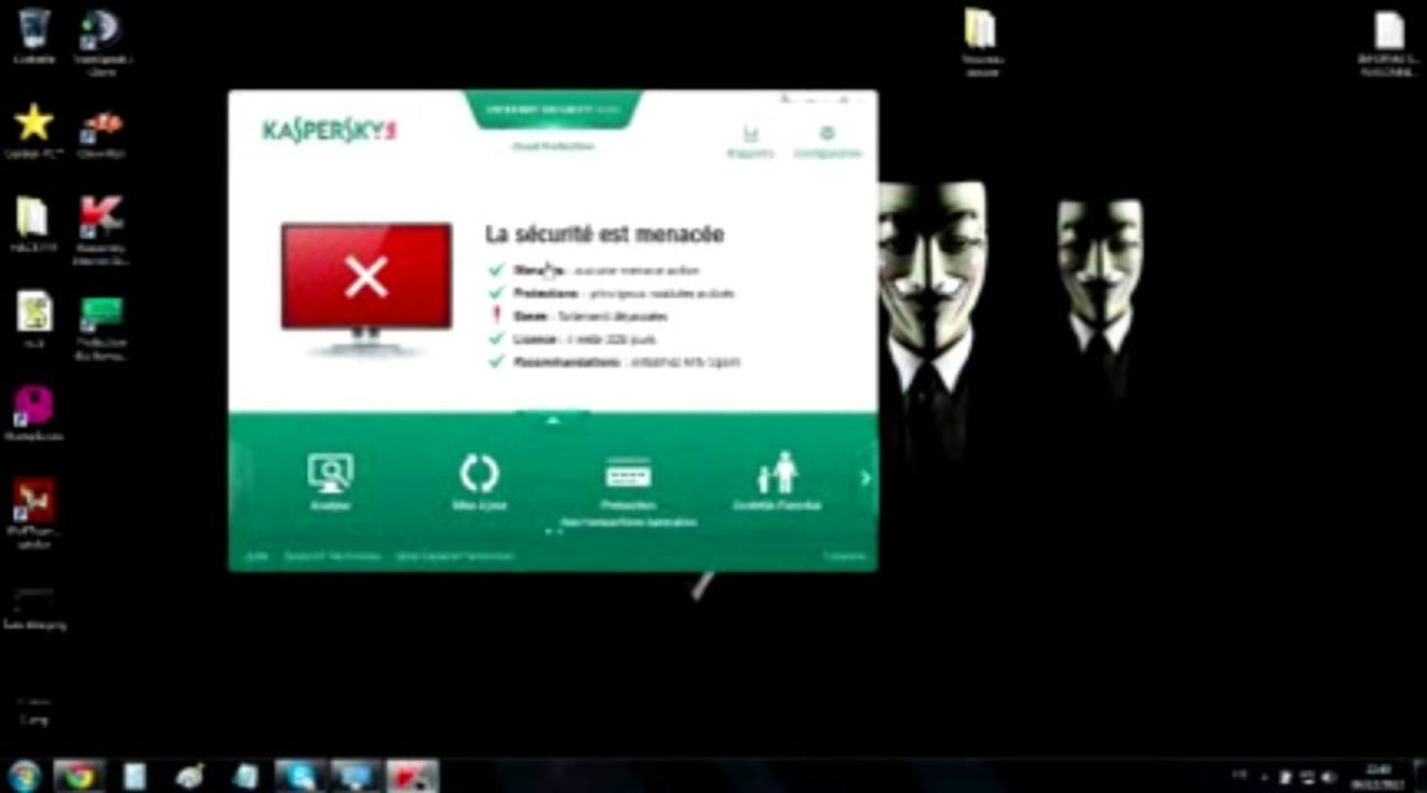 [Crack] Avoir_Get Kaspersky 2013 Internet Security Gratuitement_Free! [Tutorial N°7 FR - EN]