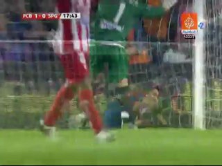 برشلونة 1-0 سبورتينج خيخون 09-10